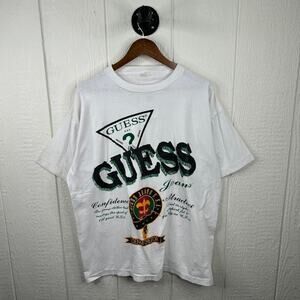 Vintage 90's Guess Jeans Graphic Tee Large